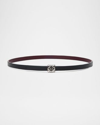 Loewe Anagram Bombe Reversible Calfskin Belt