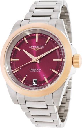 Longines Conquest Automatic Purple Sunray Dial Watch L3.430.5.98.6