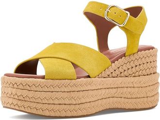 Marc Fisher Pasion Womens Dress Sandals Yellow Suede : 9.5 M