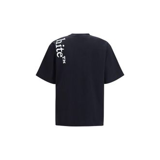 Off-white Vertical Bookish T-Shirt - Black