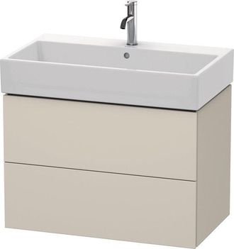 Duravit Mueble Bajo Encimera Duravit L-cube, De Pared, 2 Cajones, 78,4 X
