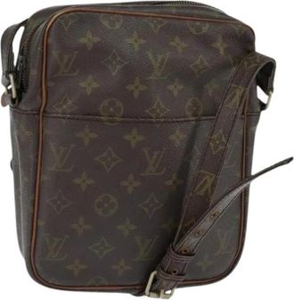Louis Vuitton Pre-owned Vintage Canvas Cross Body Bag - Dames - Vintage Schoudertas - Bruin - ONE Size - Vintage