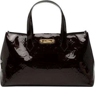 Louis Vuitton Pre-owned Wilshire PM - Dames - Vintage Handtas - Paars - ONE Size - Leer - Vintage