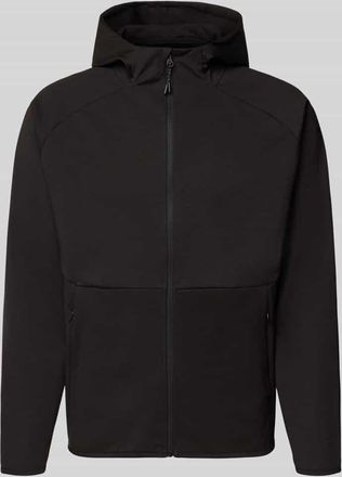 Jack & Jones Jack & Jones Regular Fit Sweatjacke mit Kapuze Modell Base in Black, Gr&ouml;&szlig;e XXL
