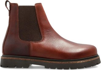Birkenstock leather Chelsea boots - women - Leather/Rubber/Calf Leather - 38 Regular - Brown