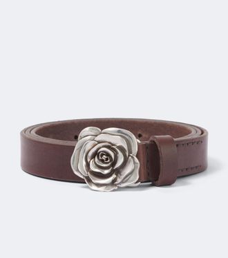 Our Legacy Cintur&oacute;n Rose de piel