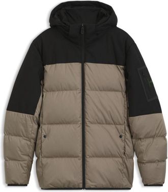 BOSS Water-repellent jacket with down filling and detachable hood