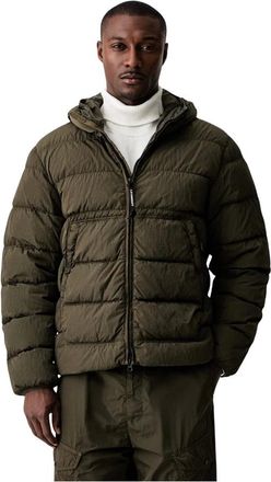 C.P. Company C.P. Company - Chrome-R Goggle Down Jacket - Jackets - Hombre - Verde - 2XL