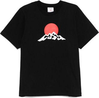 Casablanca Montagne White Snow T-Shirt - Mens - Organic Cotton