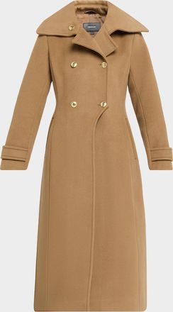 Mackage Elodie Wool-Blend Military Coat