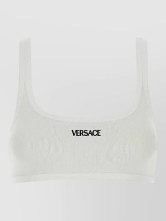 Versace stretch cotton bra