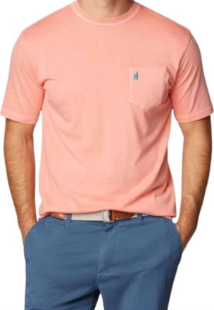 Johnnie-O Dale 2.0 Pocket T-Shirt In Fiesta