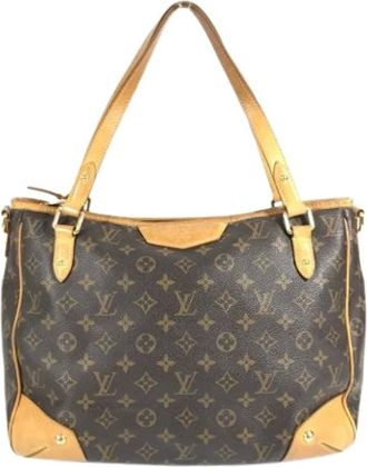 Louis Vuitton Pre-owned Handbags, female, Brown, Size: ONE SIZE Pre-owned Canvas Handbag