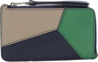 Loewe Pre-owned Coin Purse - Heren - Vintage Accessoires - Veelkleurig - ONE Size - Leer - Vintage
