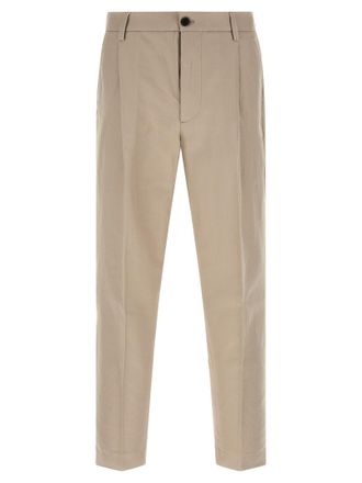 Department Five Beige Cotton Casual Mens Pants