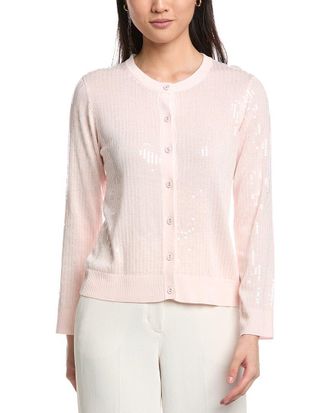 Anne Klein Sequin Cardigan