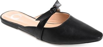 Journee Collection Missie Bow Mule in Black at Nordstrom Rack, Size 6