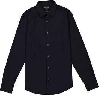 Emporio Armani Stretch Nylon-Blend Shirt, Size X-Large