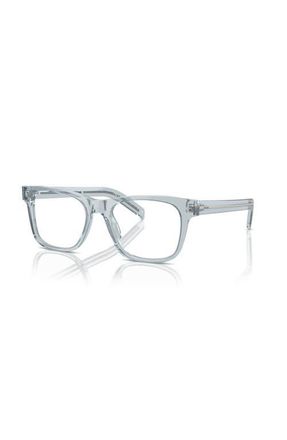 Prada 54mm Rectangle optical glasses in Blue at Nordstrom
