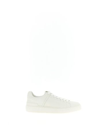Balmain Witte Kalfsleren Sneakers