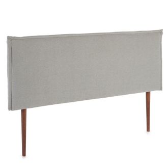 Marckonfort Cabecero Tapizado Berlin 150x100 Cm, Tela Gris, 8 Cm De Profundidad, Incluye Herrajes Para Colgar