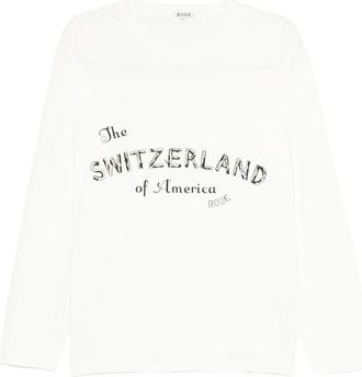 Bode Graphic-print Long-sleeve T-shirt