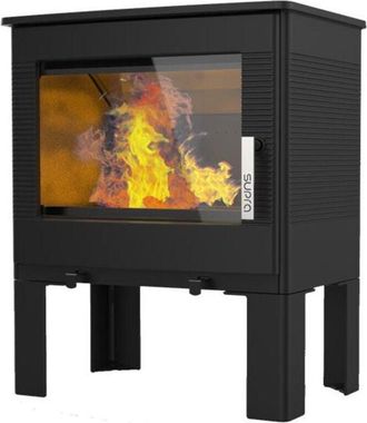 Supra Estufa De Le&ntilde;a De Hierro Fundido 8,7kw Negra. - Fr9016140b