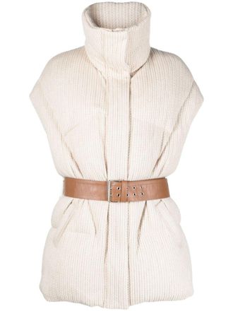 Khrisjoy Gebreid gilet - Beige