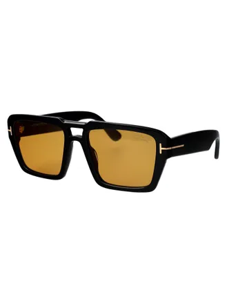 Tom Ford Mens Sunglasses Redford Black Acetate