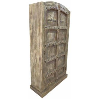 Wanderlust Deco Armario De Madera Artesanal 90-100x37x170-195h Cm