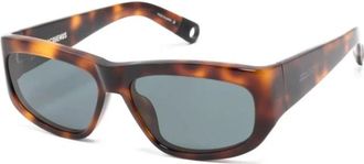Jacquemus Pilota Zonnebril - Dames - Zonnebrillen - Bruin - ONE Size - Accessoires