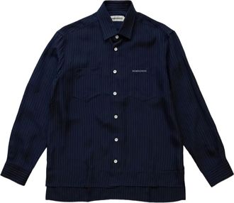 Namacheko Camicia gessata Guardia a maniche lunghe - Blu
