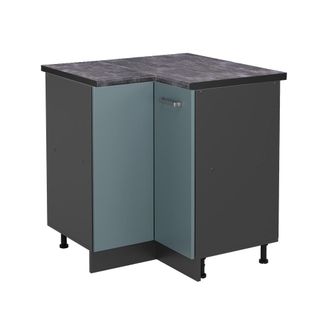 Vicco Armario De Esquina R-line, Gris Azulado, 75.6 Cm, Et Antracita