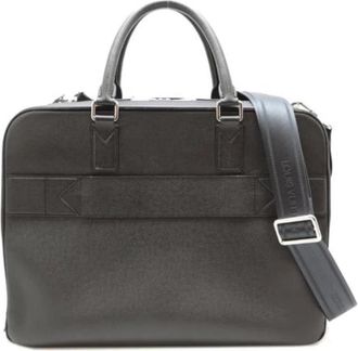 Louis Vuitton Pre-owned Briefcase - Dames - Vintage Handtas - Zwart - ONE Size - Leer - Vintage