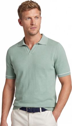 HUGO BOSS Black H-Jianluca v-hals polo groen
