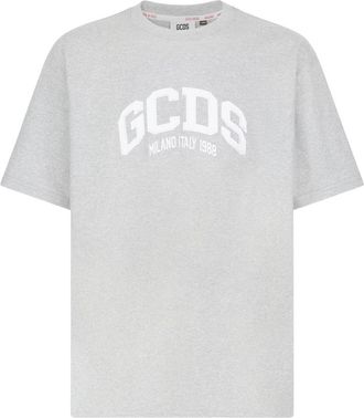 GCDS Logo Lounge T-shirt - Heren - T-shirts - Grijs - S - Katoen - Tops
