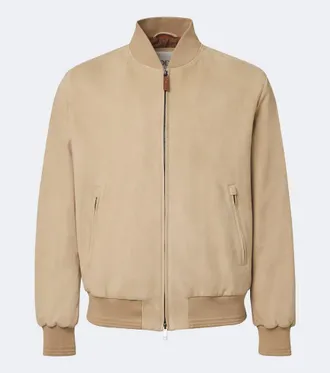 Tod's Suede bomber jacket