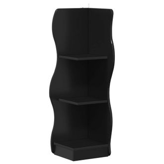 vidaXL Estante De Esquina Negro 34 X 33 X 102 Cm Madera De Ingenier&iacute;a Vidaxl
