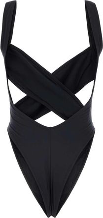 Reina Olga Womens Exotica Trikini Black Nylon Elastane Swimwear