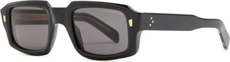 Cutler and Gross Rectangle-frame Sunglasses - Black - One Size