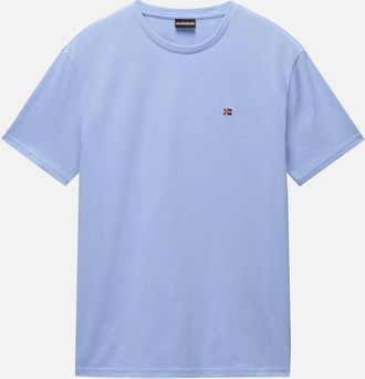 Napapijri Mens Napapijri Salis Flag T-Shirt - Blue - Size: 40