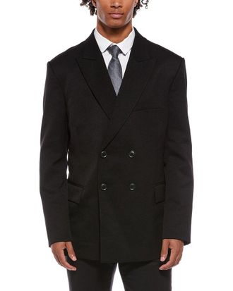 Rta Double Breasted Suit Jacket