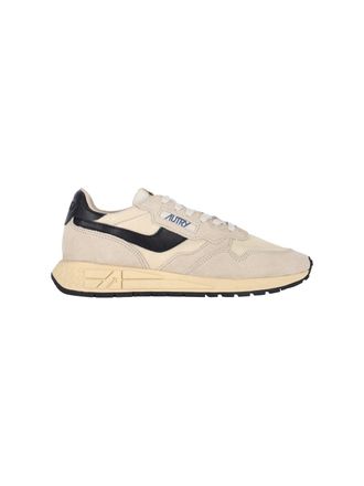Autry Light Beige Low-Profile Casual Sneakers