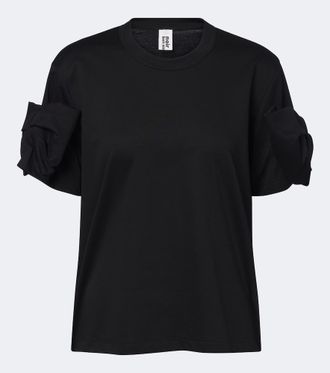 Comme Des Gar&ccedil;ons T-shirt in jersey di cotone con fiocco