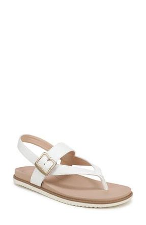 Dr. Scholls So Chill Sandal in White Faux Leather at Nordstrom Rack, Size 7.5