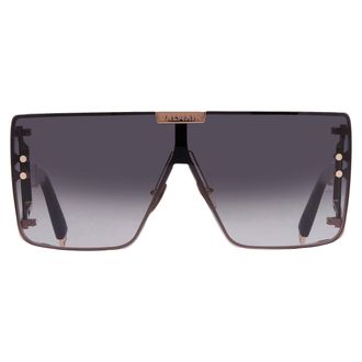 Balmain WONDER BOY Grey Gradient Shield Unisex Sunglasses BPS-102N RGD-BLK 146
