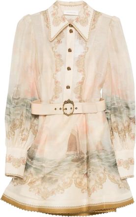 Zimmermann Abito con stampa - Toni neutri