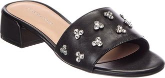 Stuart Weitzman Tammy Block 35 Leather Sandal