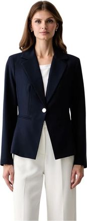 Fracomina Blazer de botonadura sencilla - Jackets - Mujer - Azul - S