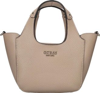 Guess Tassen, Dames, Beige, ONE Size, Leer, Helina Handbag